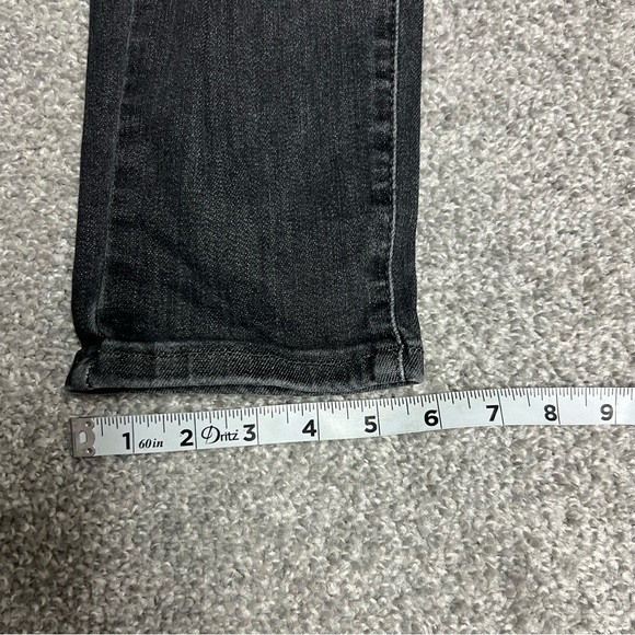 Judy Blue Jeans 5 27 Black Wash Boyfriend Fit Destroyed Bleach Splattered - Picture 3 of 9